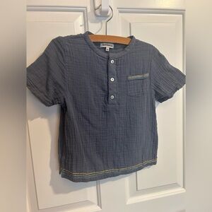 EUC Baybala Boys Cotton Top Size 6 Blue
